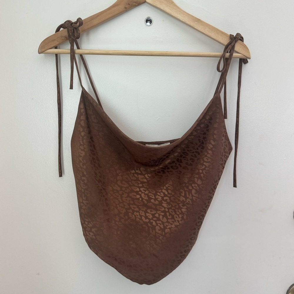 Cheetah Print Slip Top